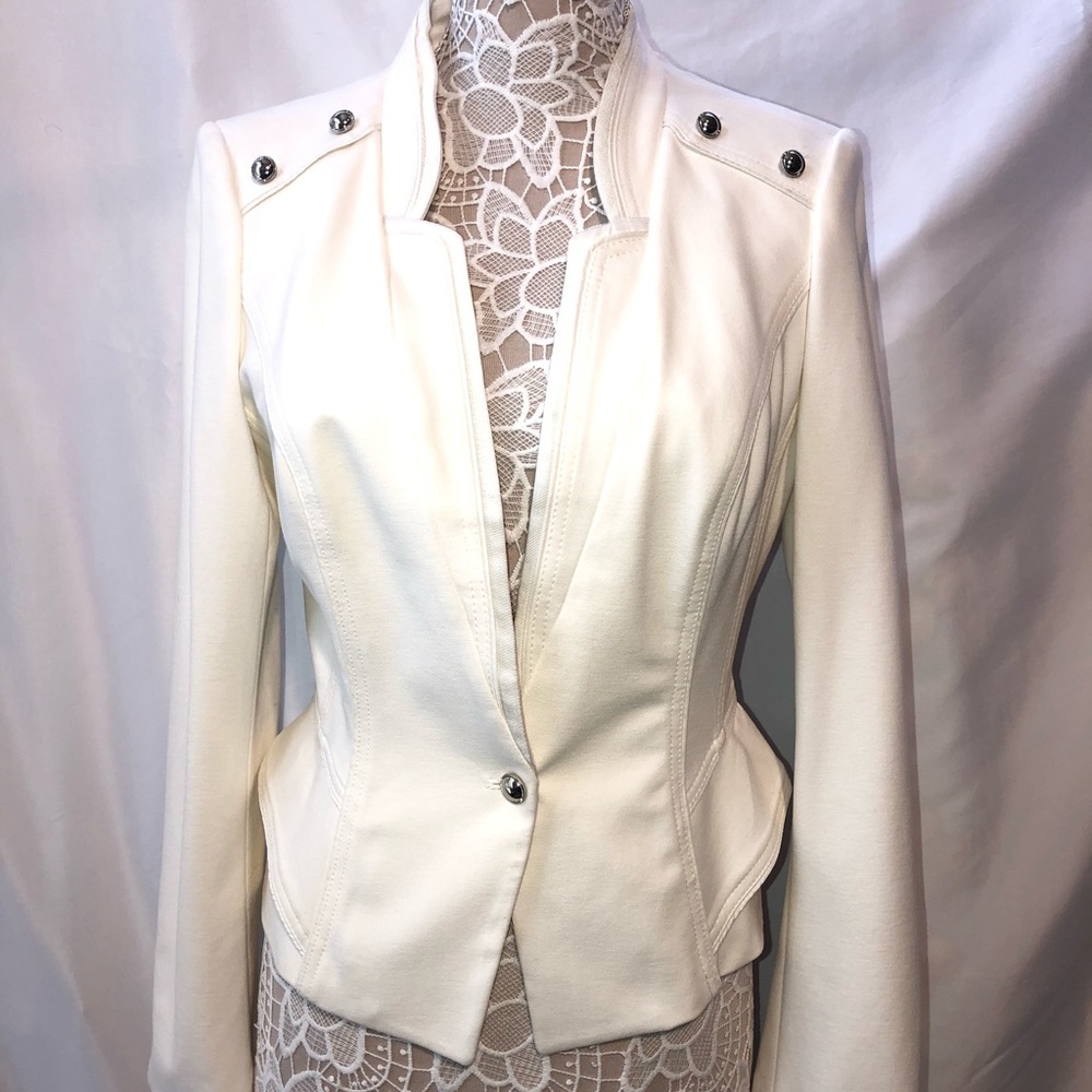 WHBM Ivory Blazer